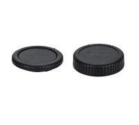 CABLEPELADO Tapa Cuerpo Frontal y Tapa Trasera de Objetivo| Protector Lente Cámara | Compatible con Canon EOS R5 EOS R6 EOS R EOS RP EOS R3 EOS R7 EOS R10 Más Canon Montura RF