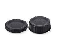 CABLEPELADO Tapa Cuerpo Frontal y Tapa Trasera de Objetivo | Tapa Lente | Compatible con Nikon D7500 D7200 D7100 D7000 D5600 D5300 D5200 D5100 D3500 D3400 D3300 D3200 D3100 D850 D810 D800 D750 D600
