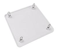 CABLEPELADO Tapa de caja de registro Cuadrada | Tapa para caja de derivación empotrada | Fijación a presión mediante dos pestañas | Tapa para cajas de 250 mm cada lado | Blanco