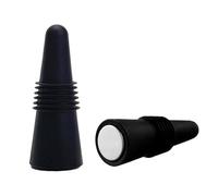 CABLEPELADO - Tapón de Vino de Silicona Flexible | Pack de 2 Unidades | Cierre Hermético para Conservar Sabor y Aroma | Reutilizable y Fácil de Limpiar | Diseño Antigoteo