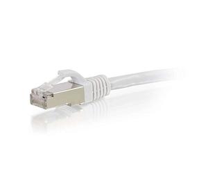 Cables 2 Go 30cm Cat6a Red blindado calzada Patch Cable - Blanco