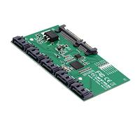 Cables 6Gbps SATA 3.0 1 a 5 Sporter Hub Port Hub Adaptador PM Multiplicador Selector de Puerto JMB575