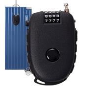 Câbles Antivol Pour Bagages, Câbles De Voyage Pour Bagages | Serrure Rétractable Pour Casier De Salle De Sport Scolaire,Câble De Sécurité De Voyage Portable Pour L'extérieur, Câble De Sécurité En Acie