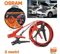 Cables Arranque Batería 200A Starter Osram Con Terminales Coche Y Moto 6V 12V 3M