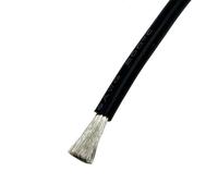 Cables, Cable de silicona suave negro 5 a 10 metros for cableado eléctrico automotriz, 28, 26, 24, 22, 20, 18, 16, 14, 12, 8, 6 AWG, for batería automóvil(20 AWG,1m)