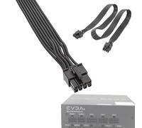 Cables de alimentación VGA - Cable de extensión de tarjeta gráfica de 8 pines - Cable de extensión de gráficos VGA, cable de alimentación para tarjeta gráfica para 8 pines 8P a 6+2P Flat Line