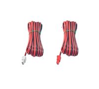 Cables de Altavoz 2X Speaker Wires (3 Meter Each) with Red & White Connectors Compatible with Sony Audio System