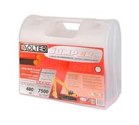 Cables de Arranque Profesionales 4,5 m | 35 mm² 100 % Cobre | 480 A DIN 72553 | 12 V/24 V | Maletín Rígido