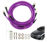 Cables De Conexión A Tierra para Automóviles: Kit De Conexión A Tierra para Automóviles, Cable De para Vehículos De 5 Puntos, Cables De A Tierras Negativos Universales | Poder del Alto