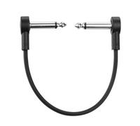 Cables De Conexión Para Pedalera - Reducción De Ruido De Guitarra | Cables De Conexión Para Pedales De Guitarra, Cable De Guitarra Eléctrica Negro Portátil De 6,35 Mm, Cables De Conexión Para Pedalera