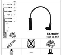 Juego de cables de encendido NGK 4053