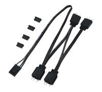 Cables de extensión divisores ARGB de 1 a 4 para ARGB de 5 V y 3 pines a Corsair Commander Core e iCUE Co