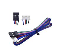 Cables de Motor paso a paso de 10cm/50cm/100cm/150cm, extensión de conector de 4 pines XH2.54 a línea de Terminal de 6 pines, piezas de impresora 3D(150CM White XH2.54)
