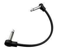 Cables de parches de guitarra de 6,35 mm, cables de pedal de efecto de guitarra de bajo ruido y buen efecto de guitarra