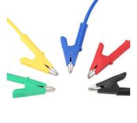 Cables de prueba de alto voltaje P1018A | Conector tipo banana de 2000 V y pinza de cocodrilo | Cables de prueba eléctrica para laboratorio/clase de física/electrónica de bricolaje