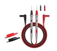 Cables de prueba de sonda 10A 20A 1000V, Pin for multímetro Digital, punta de aguja, multímetro, Cable de pluma(20A 35mm Clip)