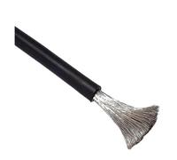 Cables De Silicona 10/20m 16 14 12 10 8 6 4 3 0 AWG Cable Eléctrico Flexible for Panel Solar Batería Inversor Automático Coche(Black 10m,14AWG)