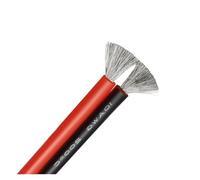 Cables de Silicona Suave for Coche, Cable eléctrico Flexible, Color Negro y Rojo, 8, 10, 12, 14, 16, 18, 20, 22, 24, 26, 28, 30 AWG, 1/2 Uds.(2Pins Red Black 1m,14AWG)