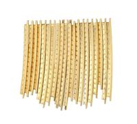 Cables de Traste de Guitarra de 20 Piezas, Juego de Cables de Traste de Guitarra de Latón de 2,0 Mm, Piezas de Repuesto para Guitarras Populares de Madera