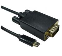 Cables Direct 1m USB Type-C Male to VGA Male Video Cable