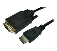 CABLES DIRECT - 1MTR HDMI TO VGA CABLE GOLD PLATED NUEVO