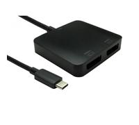 Cables Direct NLUSB3C-DPMST Adaptador gráfico USB 7680 x 4320 Pixeles Negro (USB C DisplayPort MST Adapter)