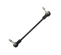 Cables genéricos para pedales de guitarra - Cable auxiliar de guitarra de 15 cm, cable plano de ángulo recto 6,35 mm para pedal de efectos - para músicos repetición curso práctico en dominio y