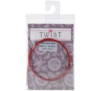 Cables intercambiables ChiaoGoo 7522-S Twist Lace de 22 pulgadas, color rojo peque o