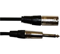 CABLES MICRÓFONOS. OQAN Cable jack-xlr QABL JPM-10-XM. Jack macho 1/4" mono - XLR macho. 10 m.