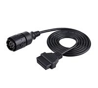 Cables obd2, Conector Redondo de 10 Pin a 16 Pin, Conector de Cable de diagnóstico para D