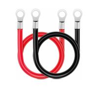 Cables para baterías de camiones, resistentes y seguros, con conductor de cobre puro, flexibles, con revestimiento aislado de PVC de 50 cm, para