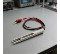Cables para LCZ Digital para puente con abrazaderas de cuatro cables smd | Material ABS, portabrocas chapados en oro, compatibles con puentes principales para medición de componentes SMD