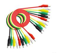 Cables para prueba Cocodrilo 50cm 10PCS 5 Colores Cables para