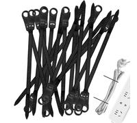 Cables, relaciones con cables eléctricos | Bondones de cables de nylon multifuncionales con orificio de tornillo | Herramienta de gestión de cables 100x reutilizable, fijación de dispositivos