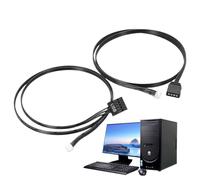 Cables RGB para PC - Conector LED de 3 y 4 Pines,Cable De Extensión RGB Accesorios Para Componentes De PC GPU Fuente Alimentación Pantallas Eléctricas