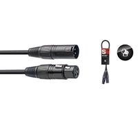 Cables Stagg SDX0,5 DMX (0,5m, XLR a XLR, 3 polos)