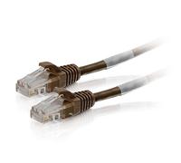 Cables To Go Enhanced Cat5E 350Mhz Snagless Patch Cable - Cable De Interconexión - Rj-45 (M) - Rj-45 (M) - 1.5 M - (Cat 5E) - Moldeado, Trenzado, Sin Enganche, Forrado - Castaño