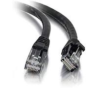 Cables To Go Enhanced Cat5E 350Mhz Snagless Patch Cable - Cable De Interconexión - Rj-45 (M) - Rj-45 (M) - 20 M - (Cat 5E) - Moldeado, Trenzado, Sin Enganche, Forrado - Negro