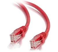 CABLES TO GO Enhanced Cat5E 350Mhz Snagless Patch Cable - Cable De Interconexión - Rj-45 (M) - Rj-45 (M) - 3 M - (Cat 5E) - Moldeado, Trenzado, Sin Enganche, Forrado - Rojo