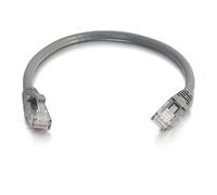 C2G Cable de conexión de red de 3 m Cat5e sin blindaje y con funda (UTP), color gris - Cable de red (color gris, Cat5e, U/UTP (UTP), RJ-45, RJ-45, Macho/Macho, Oro)