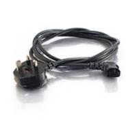 Cables To Go Universal Power Cord - Cable De Alimentación - Iec 320 En 60320 C13 (H) - Nema 5-15 (M) - 2 M - Moldeado, Conector De 90 Grados