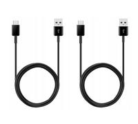Cables USB Tipo C a Tipo A Samsung 1.5m - Pack de 2 Unidades Negro