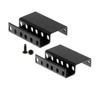 CablesAndKits 2RU (2 Unidades de Rack) Adaptador de Rack Empotrado, 3 Pulgadas de Hueco Desde la Cara del Estante, para computadoras, servidores o Equipos de Red