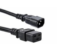 CablesAndKits Cable de alimentación C19 a C14 de CA resistente, 15 A/250 V, 14 AWG, C14 a C19 (IEC-60320-C14 a IEC-60320-C19), 3 m de vida útil