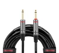 Cableworks By Gator Cases Headliner Series Premium Cable de instrumento silencioso de 10 pies, recto a recto; (GCWH-INS-10QT)