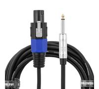 Cableworks by Gator Cases Serie Backline Estándar Cable de Altavoz TS a Conector Twist Lock de 10 Pies, (GCWB-SPK-10-1TL)