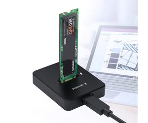 CABLEXPERT Base sobremesa USB Type-C M.2 SATA & NVME SSD Drive Docking Station, Black Marca