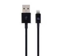 cable de carga y datos gembird de 8 pines 2m negro