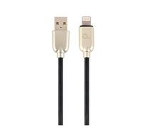 CABLE DE DATOS Y CARGA GEMBIRD 8 PINES DE CAUCHO PREMIUM, 1 M, NEGRO