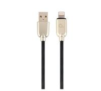 CABLE DE DATOS Y CARGA GEMBIRD 8 PINES DE CAUCHO PREMIUM, 2M, NEGRO